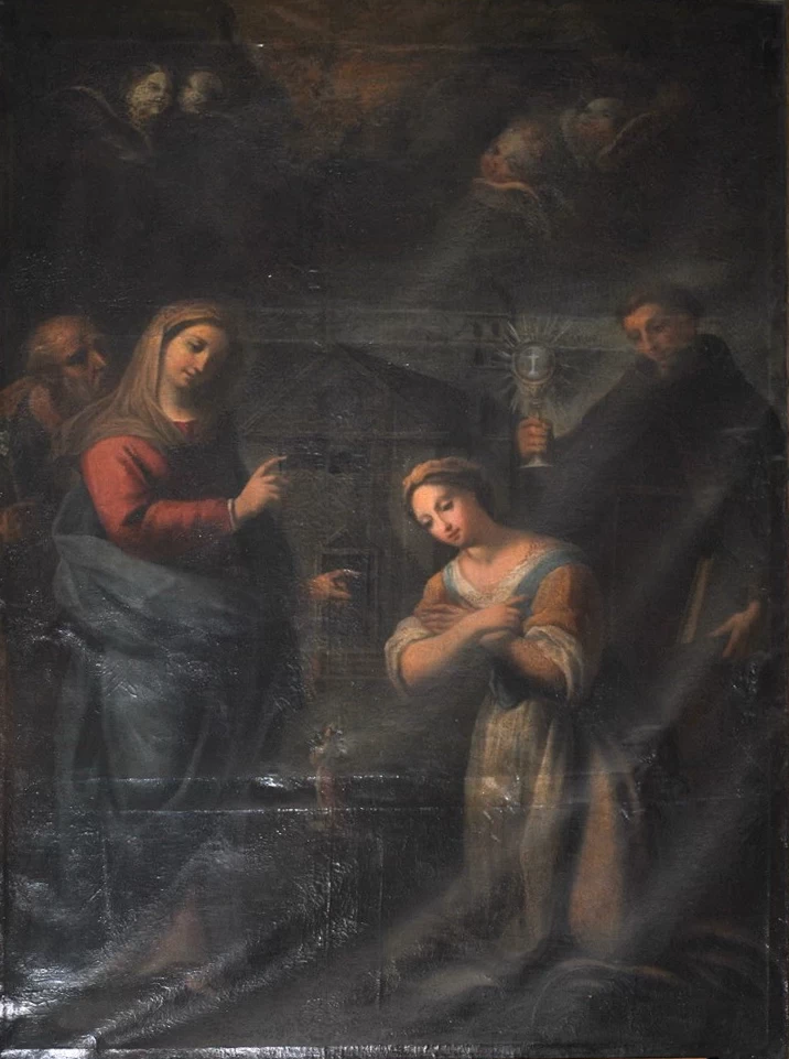 Madonna di Caravaggio e i Santi Giuseppe e Pasquale Bayon